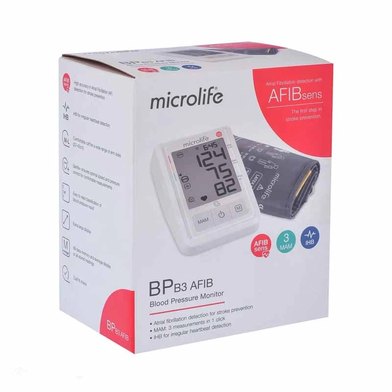 فشارسنج مایکرولایف مدل BP B3 AFIB تشخیص آریتمی
