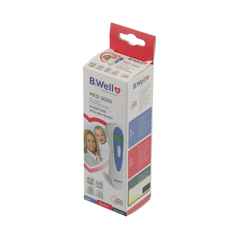 تب سنج لیزری بی ول مدل MED-3000 غیرتماسی دقیق دیجیتال