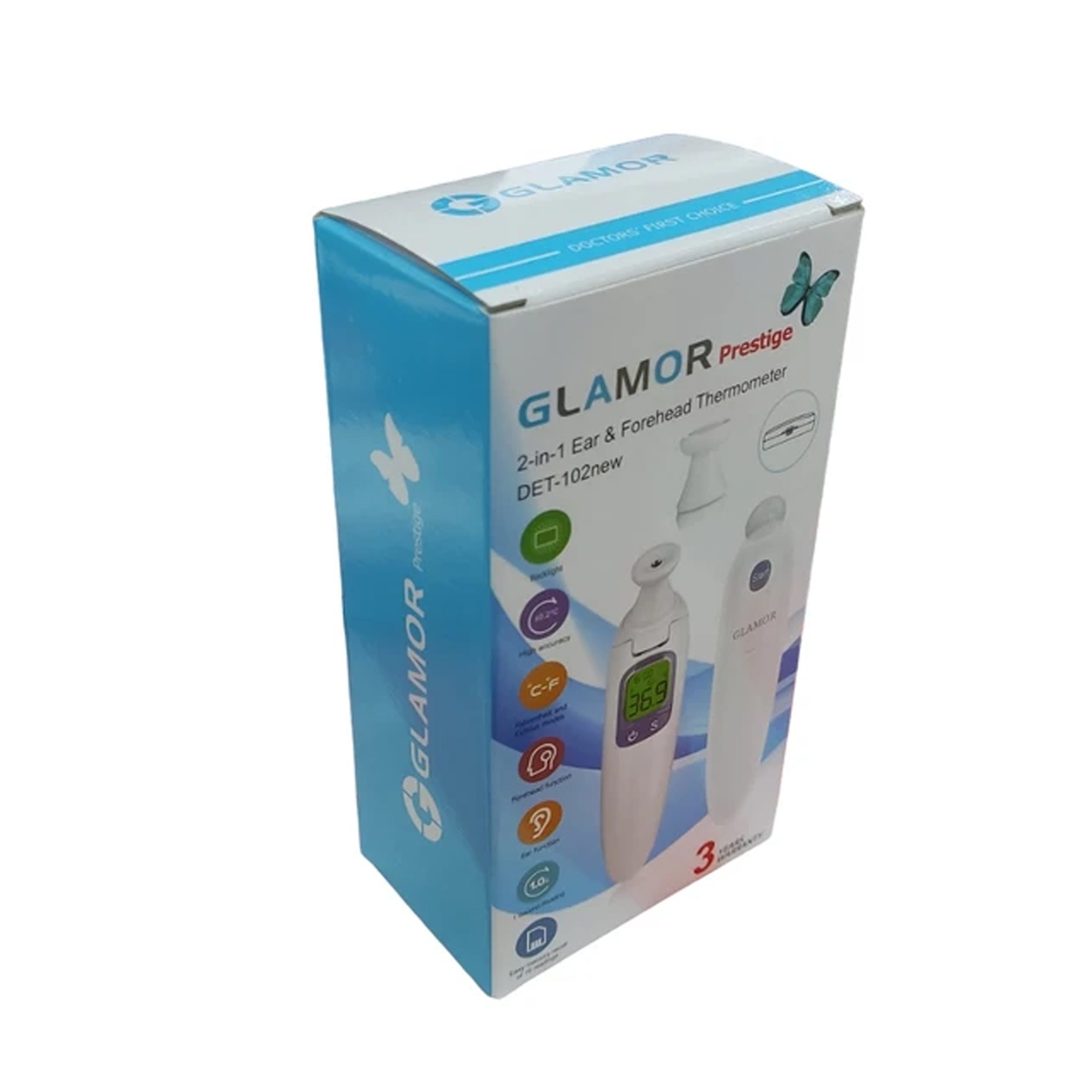 تب سنج لیزری غیرتماسی گلامور مدل DET-102 New