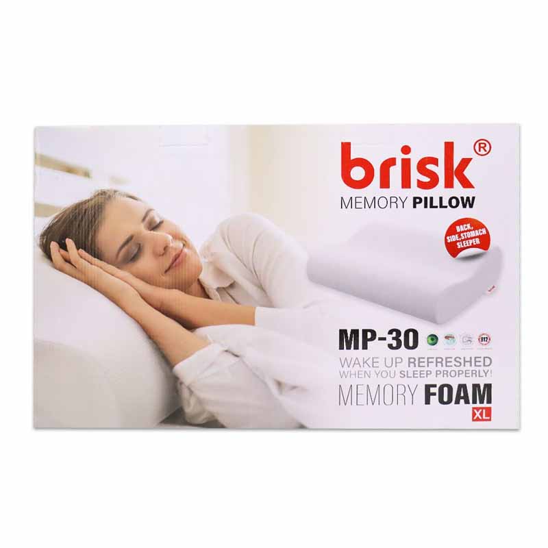 بالشت طبی بریسک مدل MP30 با طراحی ارگونومیک خواب