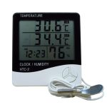 دماسنج و رطوبت سنج دیجیتال محیطی با نمایشگر LCD و حافظه
