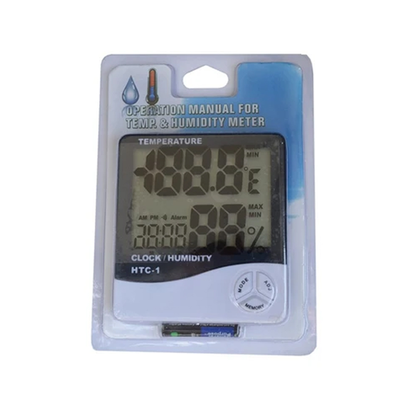 دماسنج و رطوبت سنج دیجیتال محیطی مدل HTC-1 با نمایشگر LCD